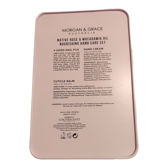 Morgan & Grace Australia Nourishing Hand Care Set Native Rose & Macadamia Oil - Picture 3 of 7